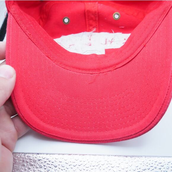 Ohio State Buckeyes Drew Pearson Hat Cap Red Adjustable - Picture 5 of 6